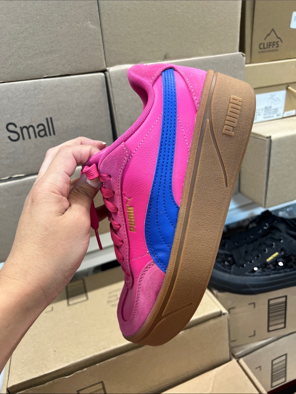 🔥 Puma Club ll Era platform sneakers women size 9 like new - Picture 5 of 7